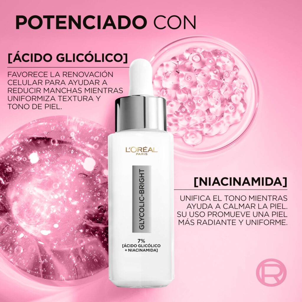 acido glicolico loreal paris beneficios y uso